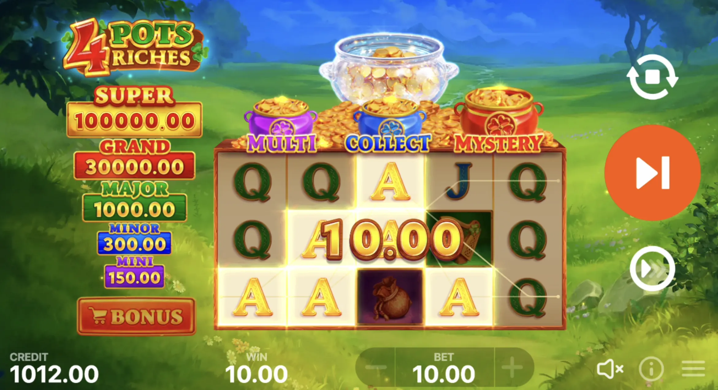 4 Pots Riches: Hold and Win Slot
